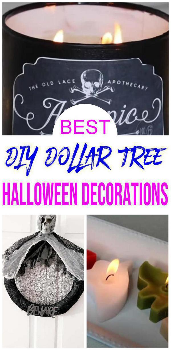 15 DIY Dollar Tree Halloween Decorations {EASY} Dollar Store Halloween DIY Crafts