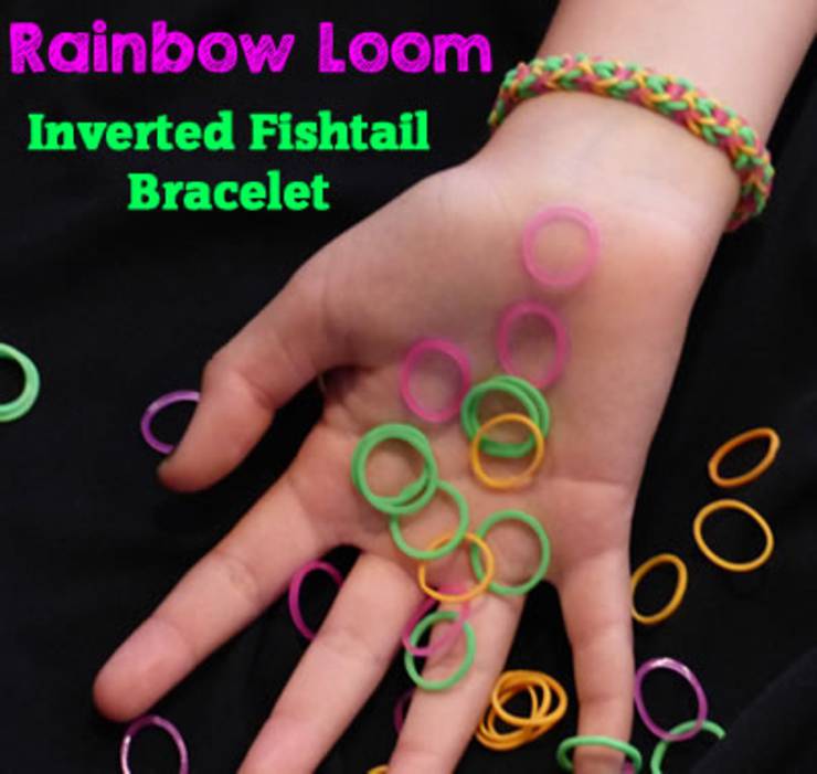 How To Make A Rainbow Loom Inverted Fishtail Bracelet