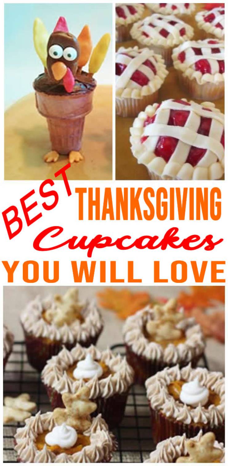 Homemade DIY Thanksgiving-Cupcakes