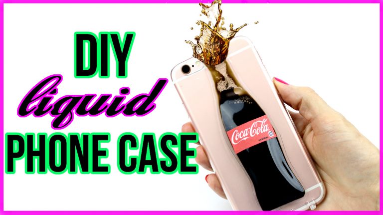 diy liquid soda phone case