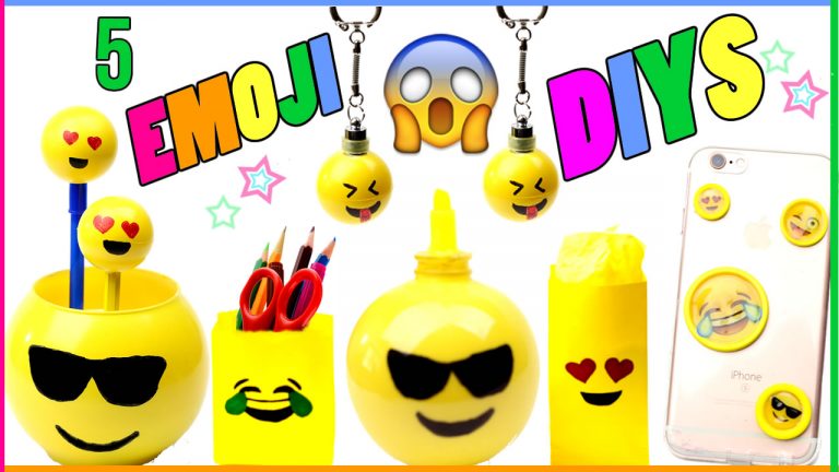 DIY Emoji Crafts