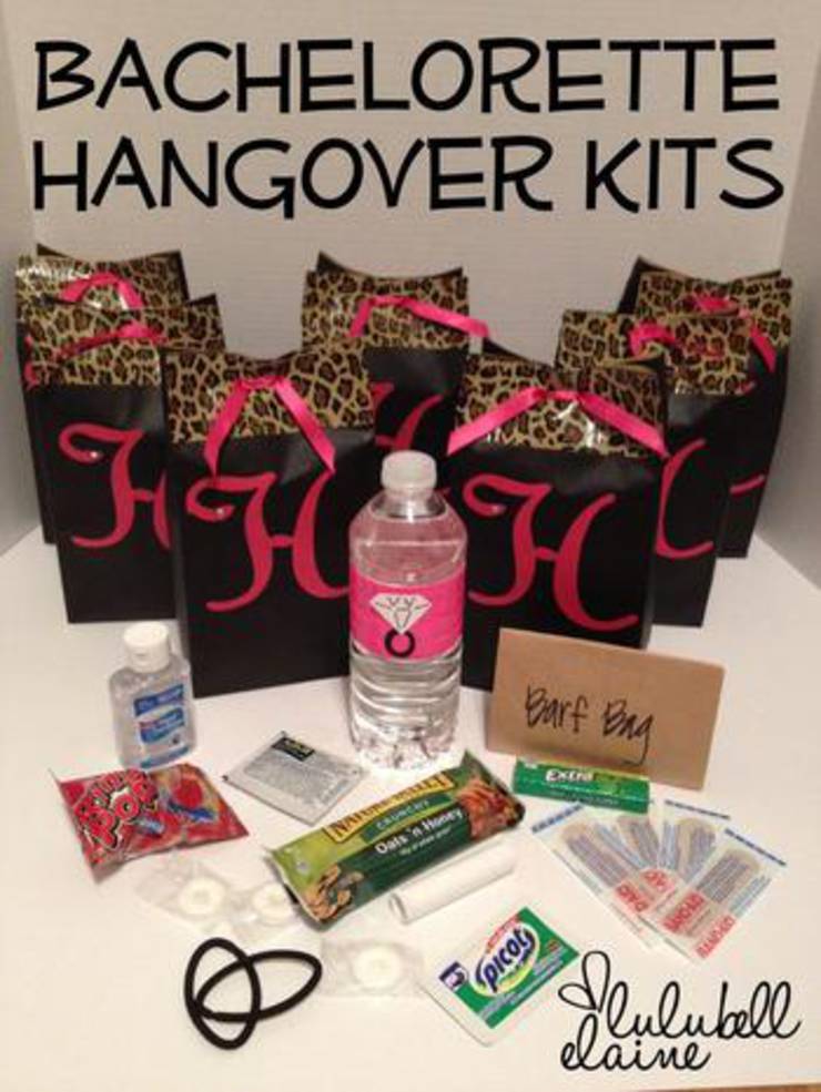 Bachelorette Party Hangover Kit