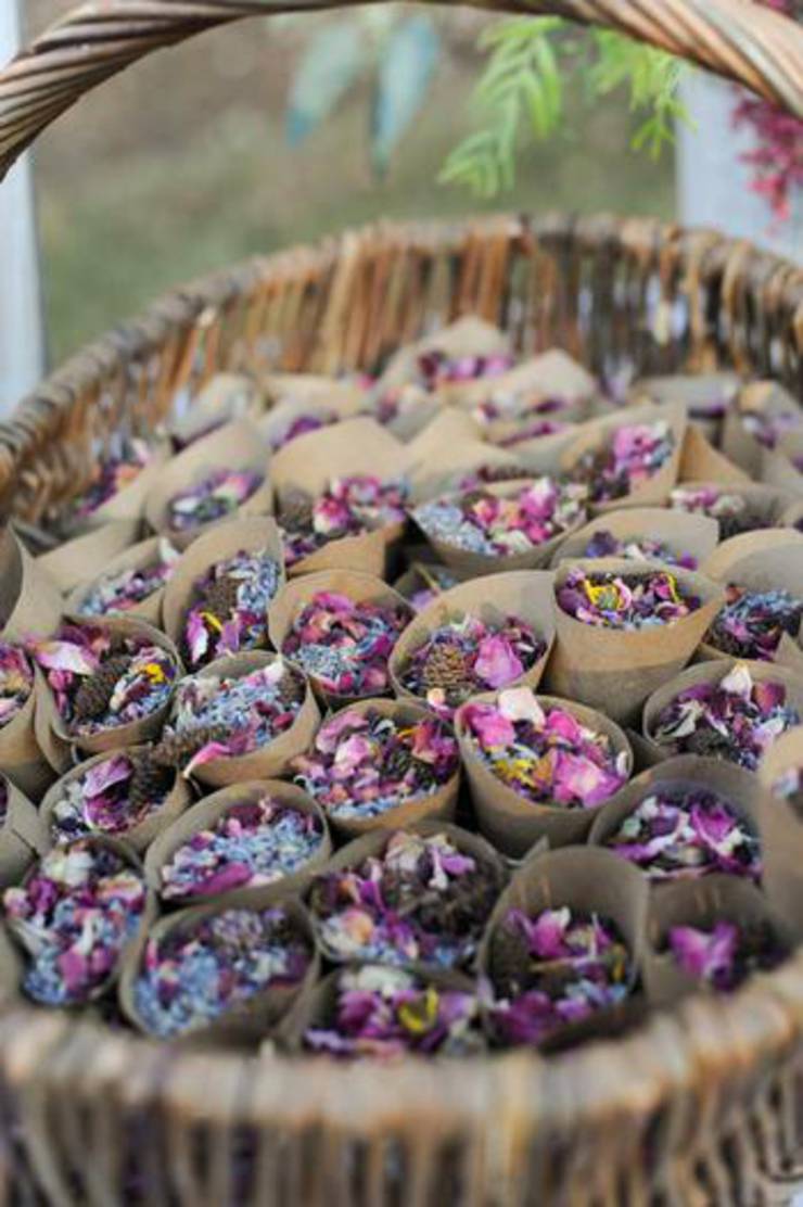 Diy Wedding Confetti Cones Potpourri
