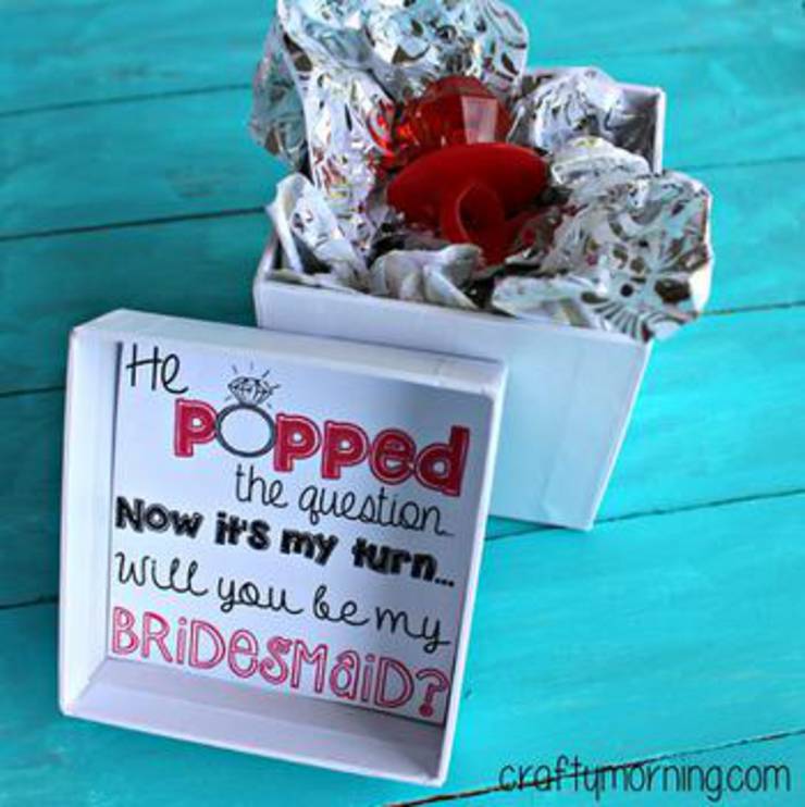 Ring Pop Bridesmaid Proposals