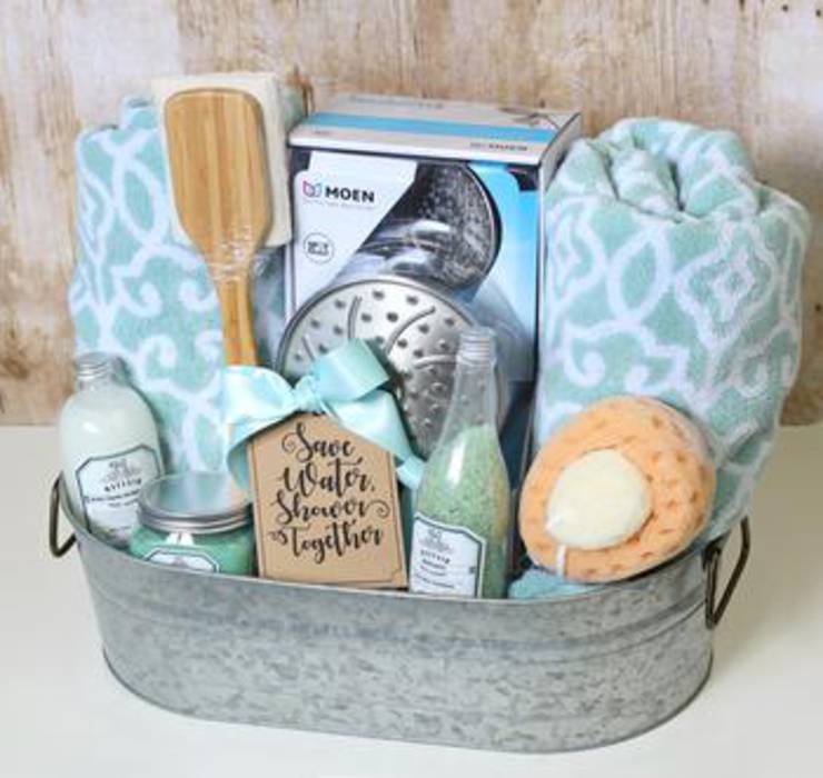 Bathroom Bridal Shower Gift Basket