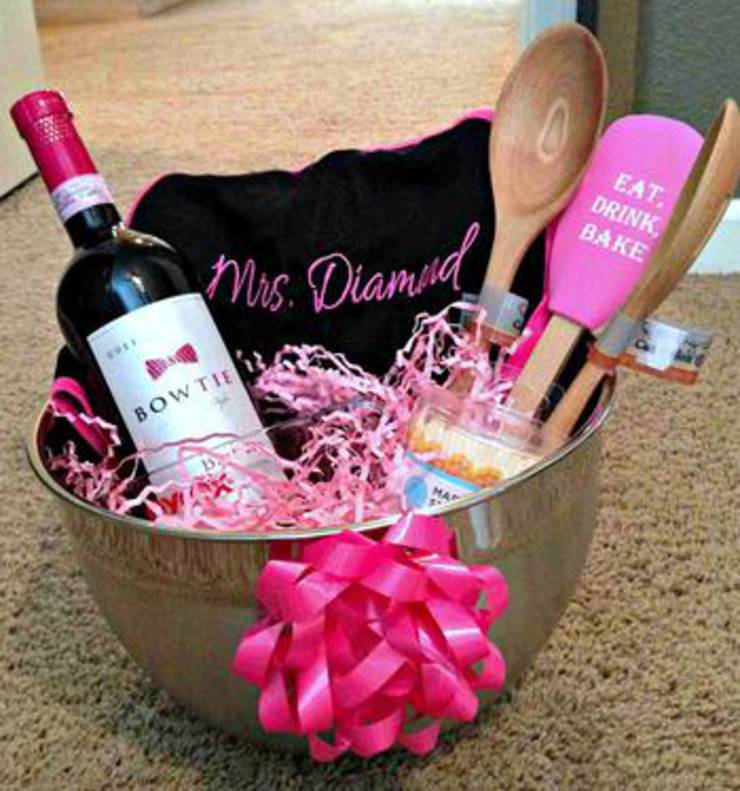 Bridal Shower Gift Basket For The Bride