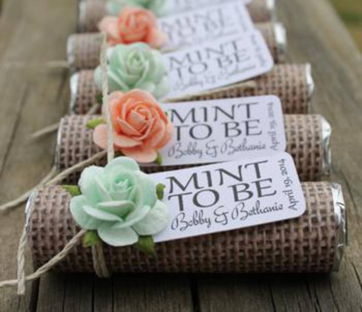 Mint To Be Wedding Favors