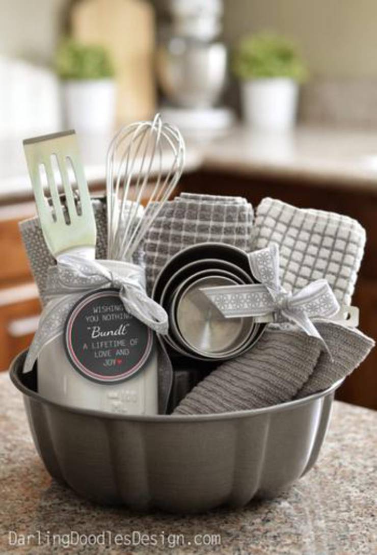Kitchen Wedding Gift Basket Idea