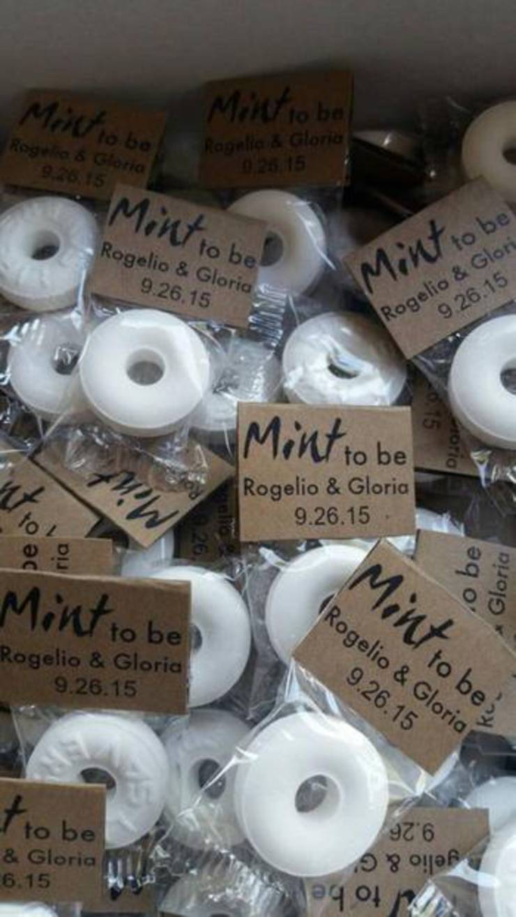 Mint To Be Wedding Favor Ideas