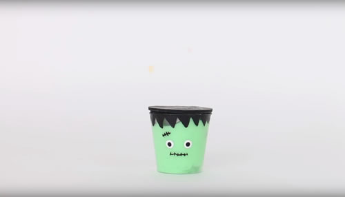 DIY Miniature Halloween Slime | How To Make Homemade Glow in the Dark Slime  | Pumpkin - Ghost - Frankenstein