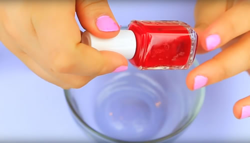 how to clean nail polish bottle without acetone