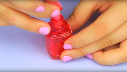diy nail polish bottle highlighter craft