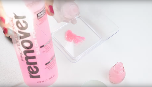 how to clean a nail polish bottle