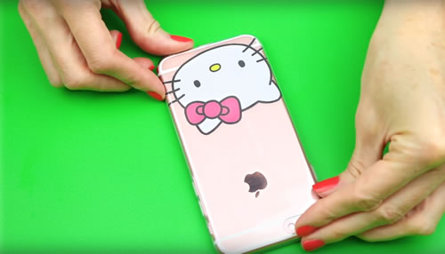 Diy O Kitty Phone Case Easy Cute Craft Project