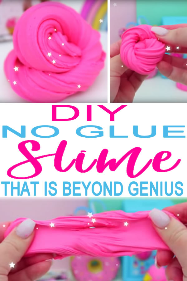 DIY Slime Without Glue Recipe _How To Make Homemade Slime WITHOUT Glue or Borax or Cornstarch or Flour