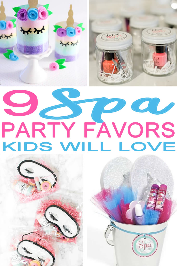 Spa Party Favor Ideas