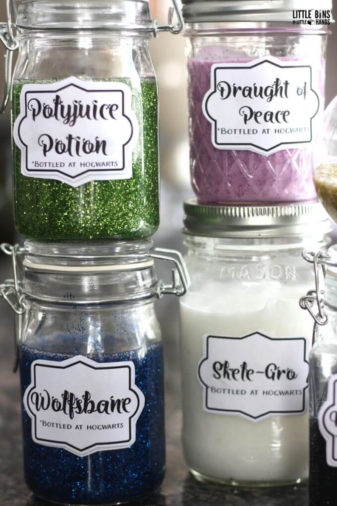 diy harry potter slime- - potion slime recipe ideas