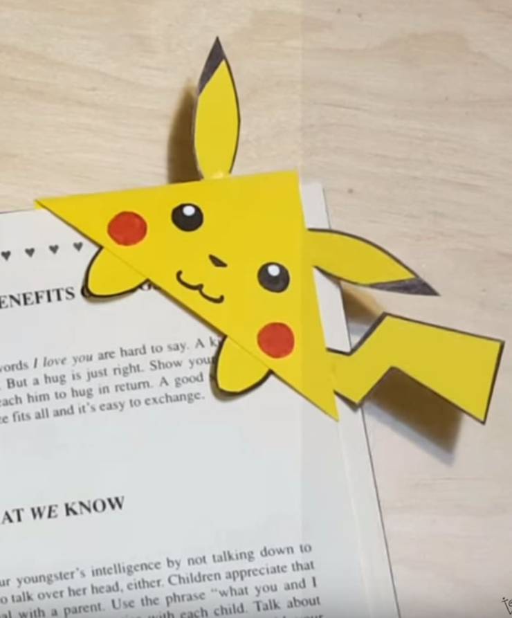 DIY Pokemon Corner Bookmark-DIY Corner Bookmarks - Cute Bookmark Ideas - Learn How To Make Corner Bookmarks Tutorial Included