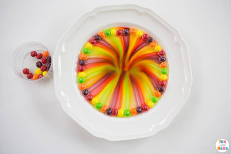 candy science experiment for preschool and kids