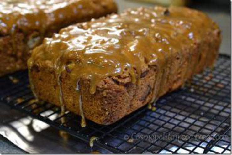 Caramel Apple Bread! Delicious Caramel Apple Dessert - Simple & Easy Recipes For Fall Treats & Parties Families & Kids Will Love