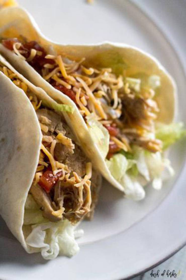 Instant Pot Chipotle Chicken Tacos! Chicken Instant Pot Recipes - Easy & Simple Healthy Dinners - Frozen or Fresh Chicken Ideas #instantpot #instantpotchicken #instantpotrecipes