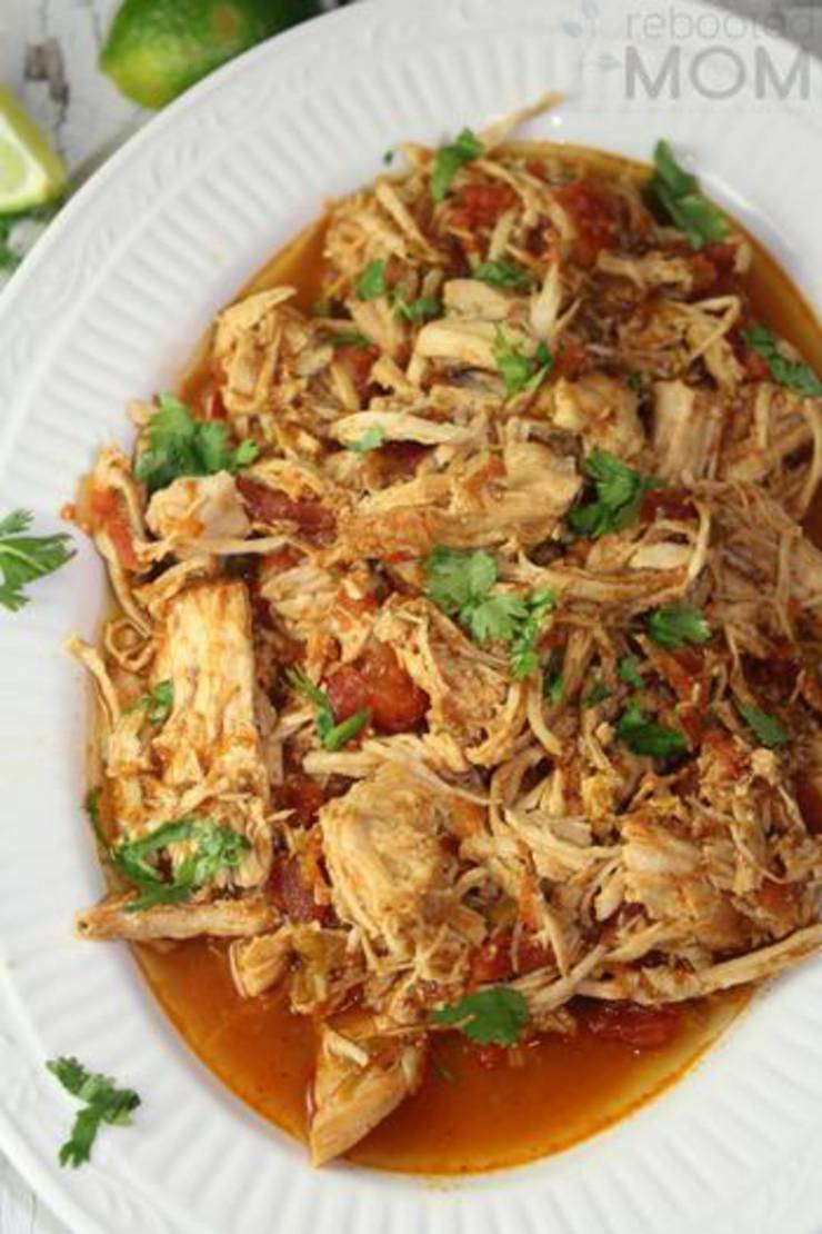 Instant Pot Shredded Mexican Chicken! Chicken Instant Pot Recipes - Easy & Simple Healthy Dinners - Frozen or Fresh Chicken Ideas #instantpot #instantpotchicken #instantpotrecipes