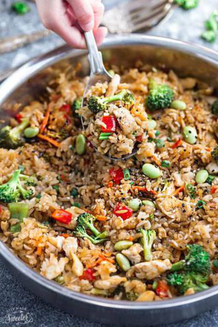 One Pot Teriyaki Rice With Chicken And Vegetables! Chicken Instant Pot Recipes - Easy & Simple Healthy Dinners - Frozen or Fresh Chicken Ideas #instantpot #instantpotchicken #instantpotrecipes
