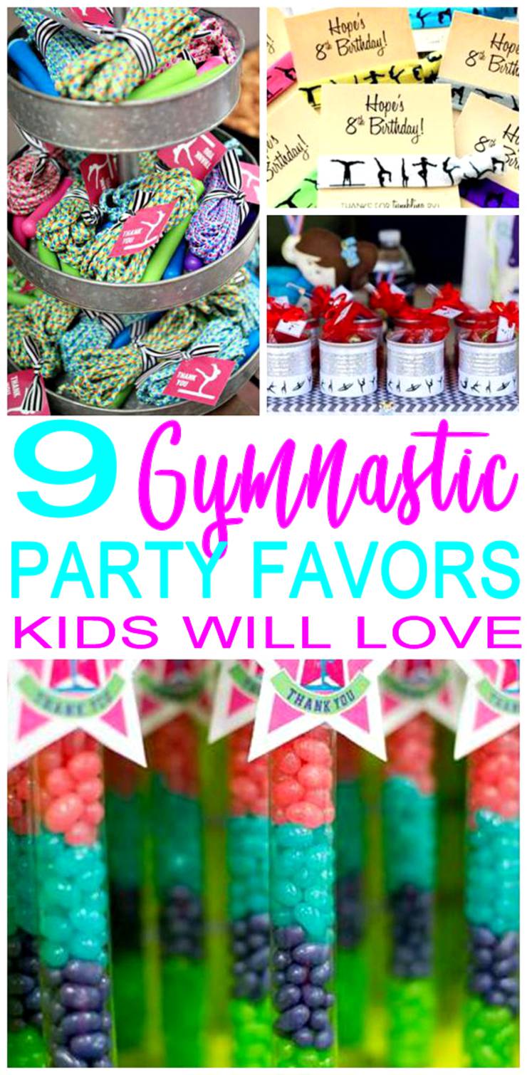 Gymnastic Party Favors