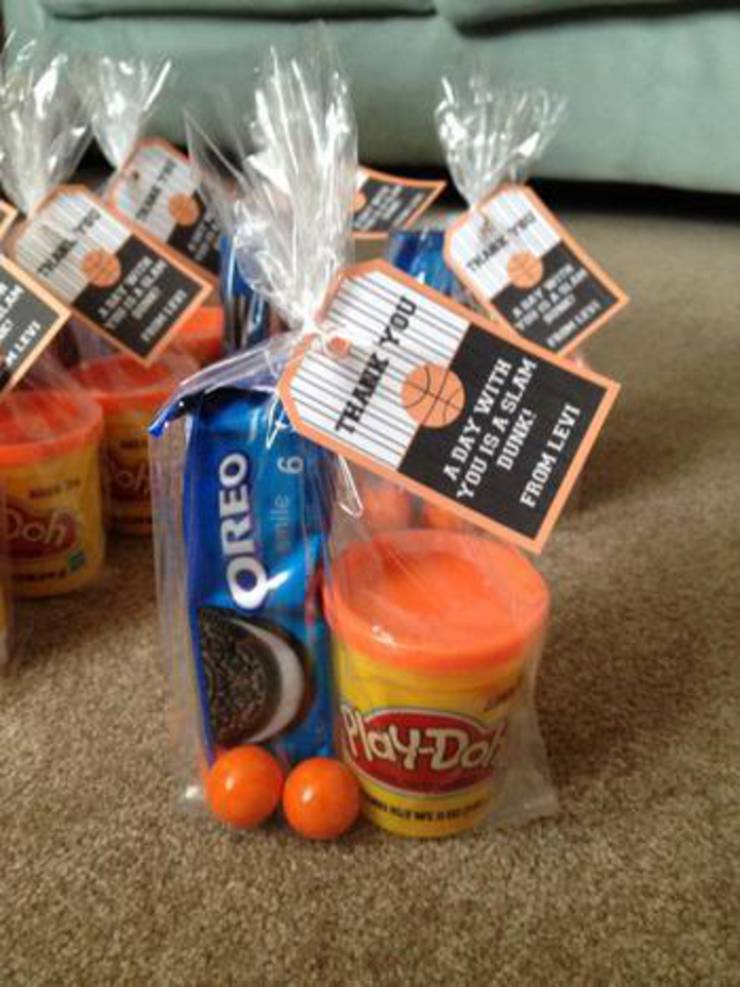 Basketball Party Favor Goodie Bag
