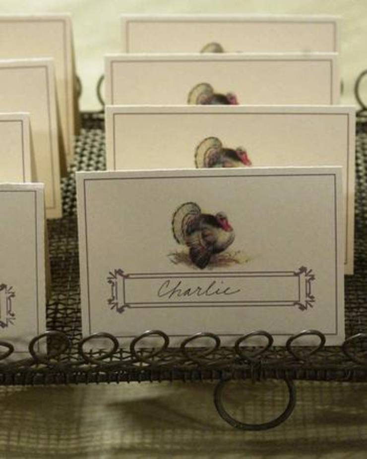 Classic Turkey Place Cards