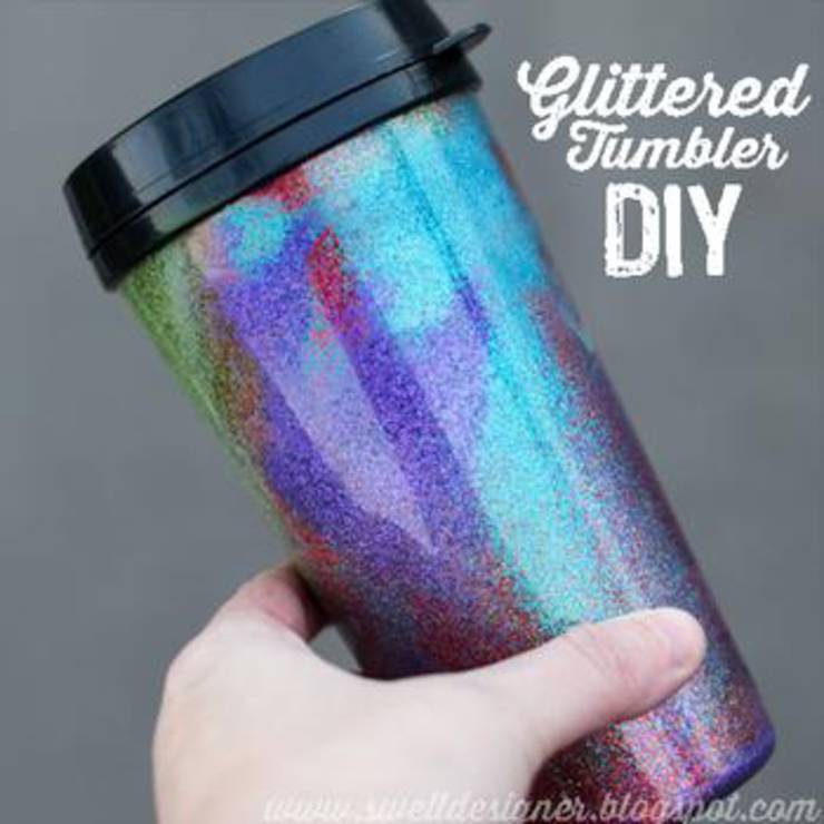 Diy Glittered Tumbler