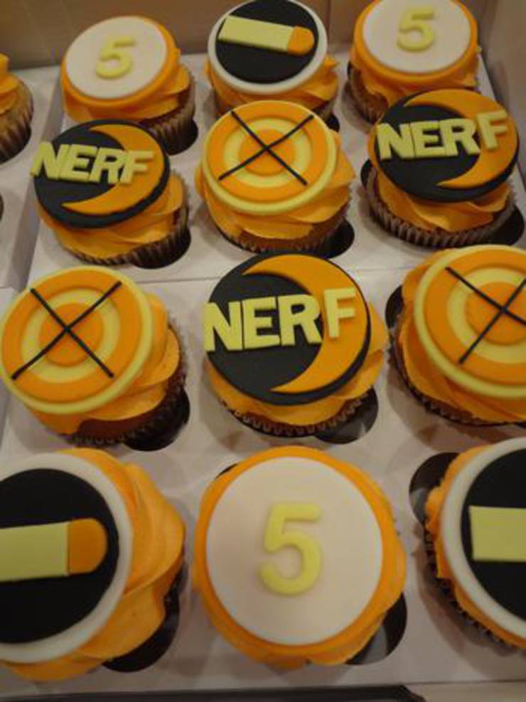 Diy Nerf Gun Cupcakes