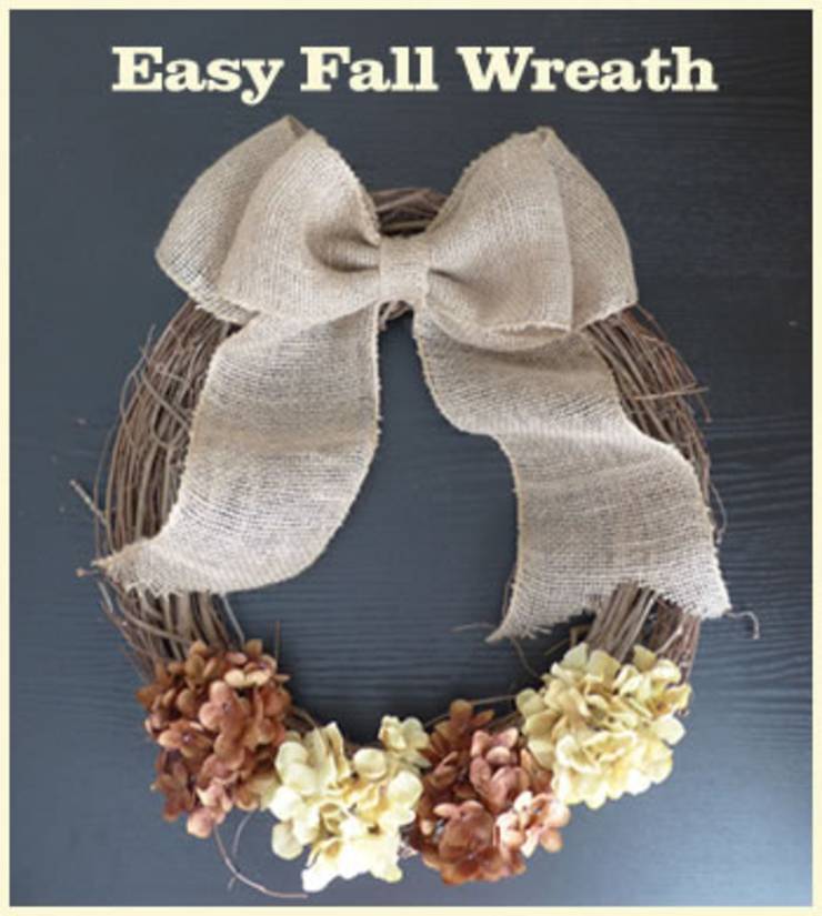 easy DIY fall wreath