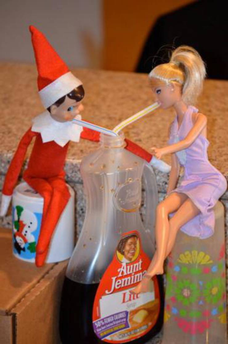 Elf On The Shelf Ideas With Barbie