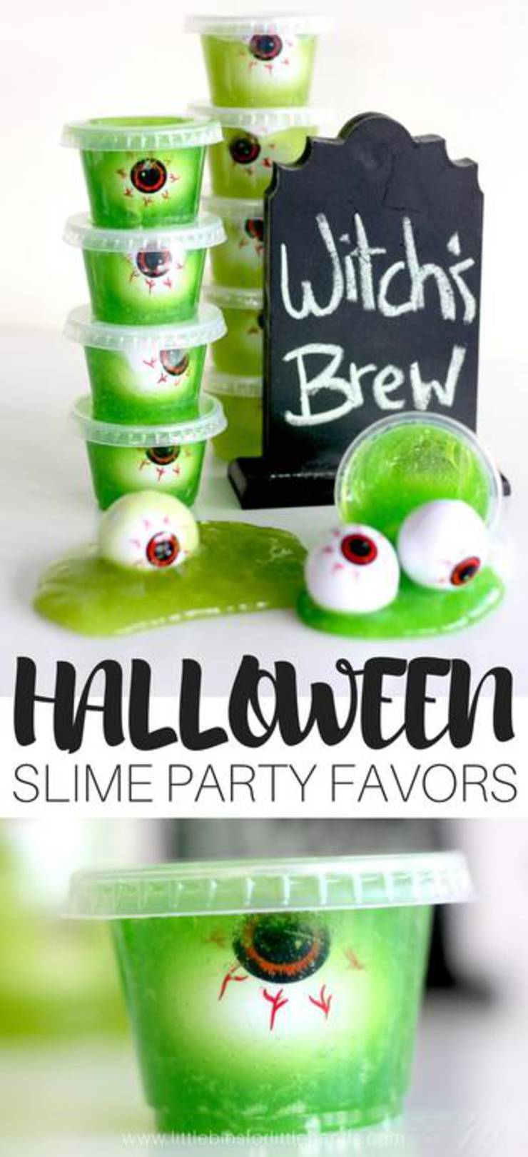 Halloween Candy Free Slime Party Favors For Kids
