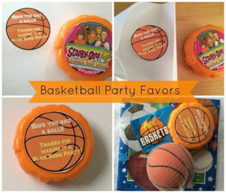 Inexpensive Basketball Party Favor