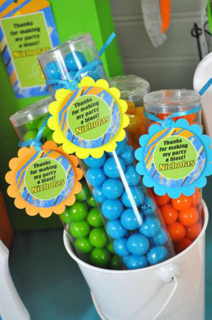 Nerf Birthday Party Favors