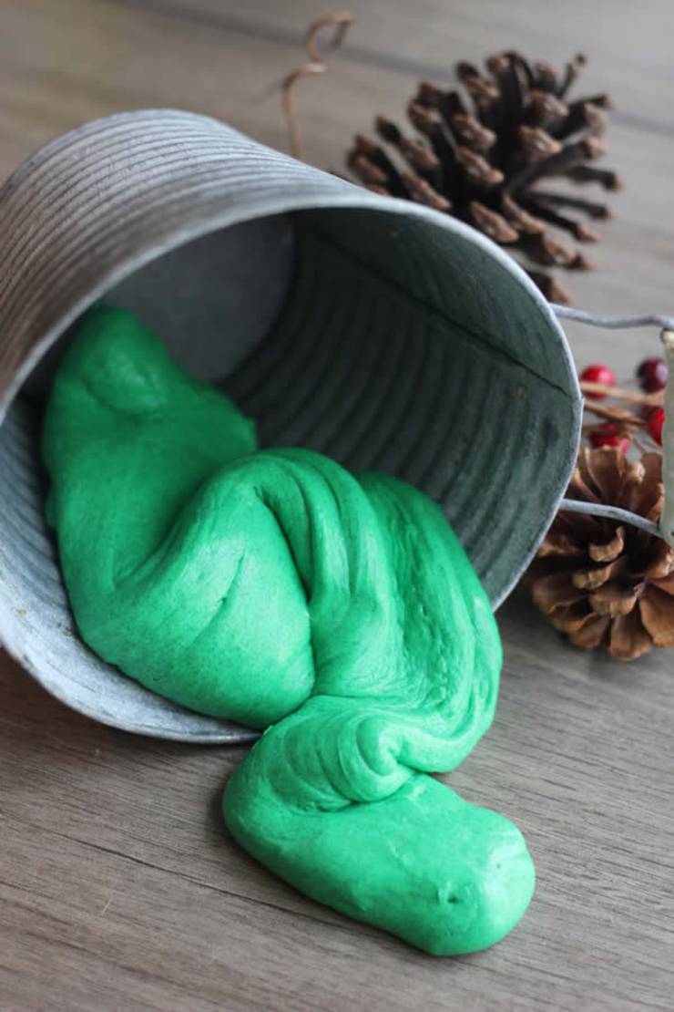 BEST DIY Christmas Slime Recipe – How To Make Homemade Christmas Tree Slime – Easy & Fun Idea For Kids – Tutorial Without Borax - Holidays - Party - Gift Idea