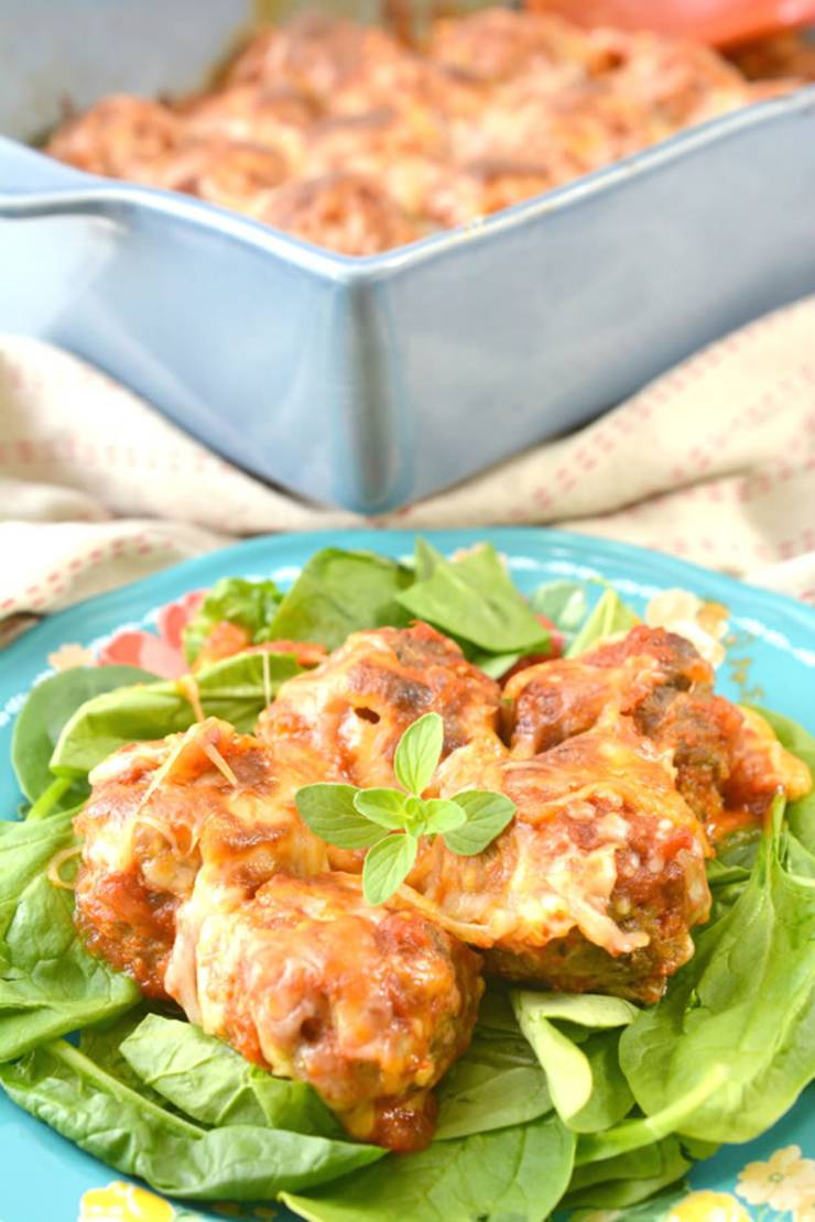 Keto Meatballs! Low Carb Baked Meatball Casserole - Quick & Easy Ketogenic Diet Recipe - Completely Keto Friendly Dinner