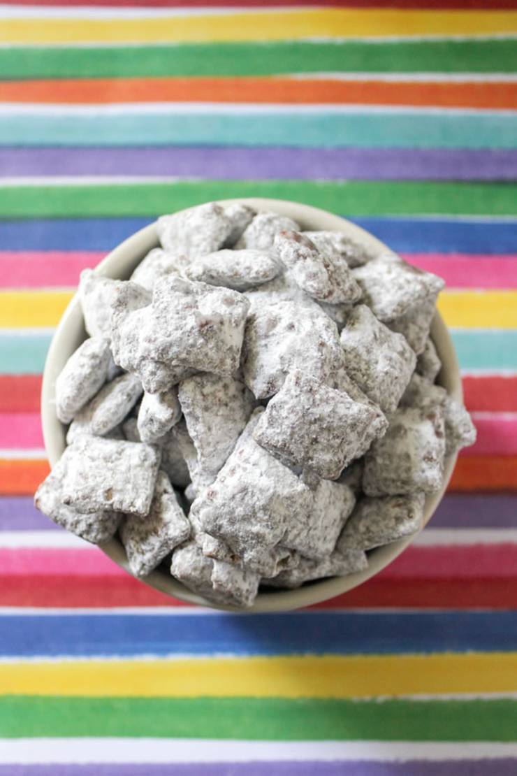 BEST Muddy Buddies! Easy Puppy Chow Recipe - How To Make YUMMY Chex Recipe - Snack - Treat ...