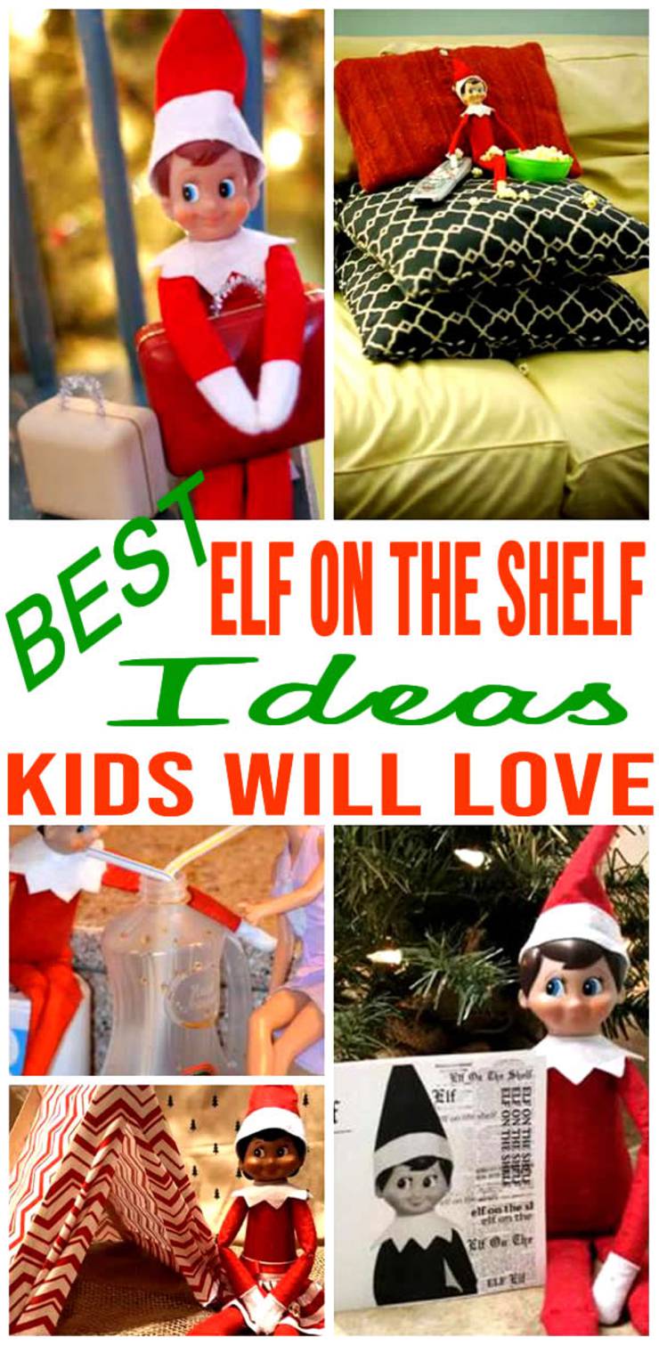 BEST Elf On The Shelf Ideas! Ideas For Kids That Are Easy - Funny - Awesome - Creative - Arrival Ideas Too!