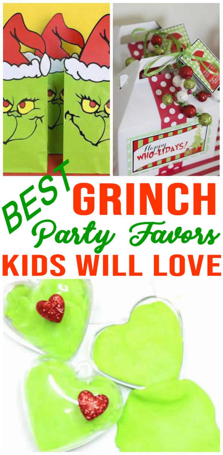 Grinch Party Favors