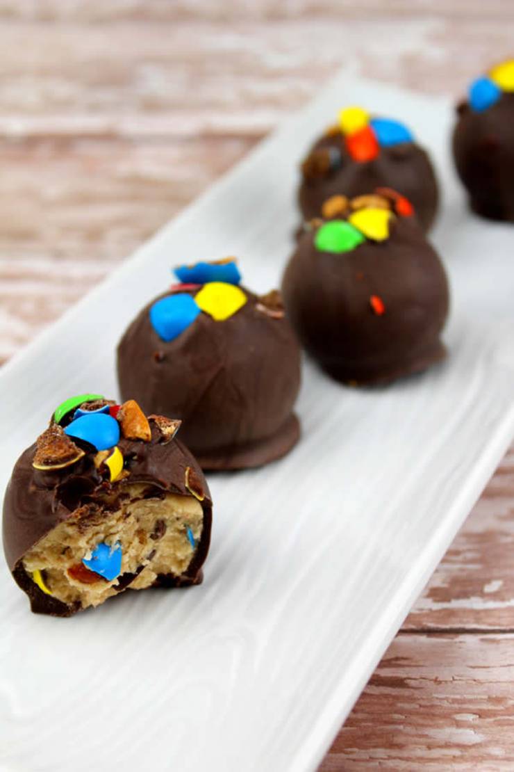 Truffles Recipe! Easy Peanut Butter Truffles Idea - NO Bake - Quick & Simple Homemade - Chocolate - Creamy - Tasty - Sweets - Holiday - Thanksgiving - Christmas - Parties