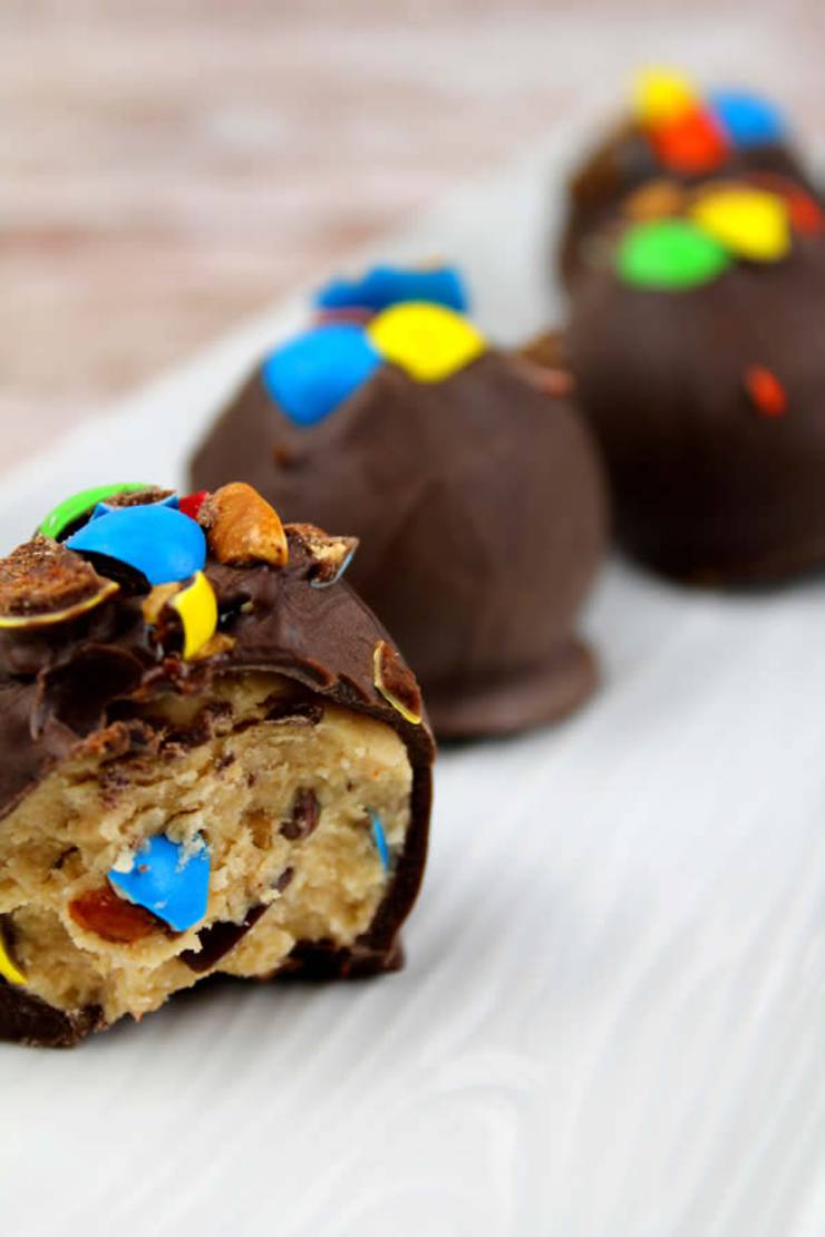 Truffles Recipe! Easy Peanut Butter Truffles Idea - NO Bake - Quick & Simple Homemade - Chocolate - Creamy - Tasty - Sweets - Holiday - Thanksgiving - Christmas - Parties