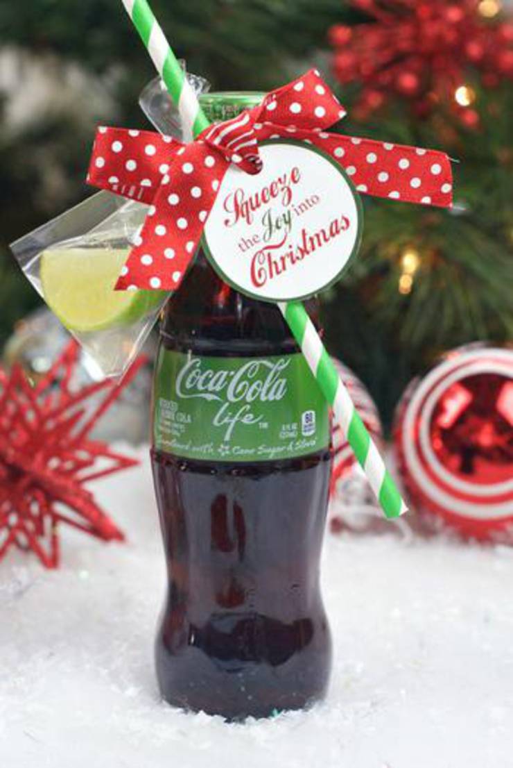Coca Cola Christmas Favor Idea