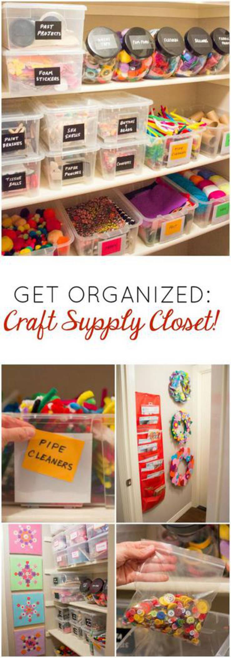 Craft Supply Closet