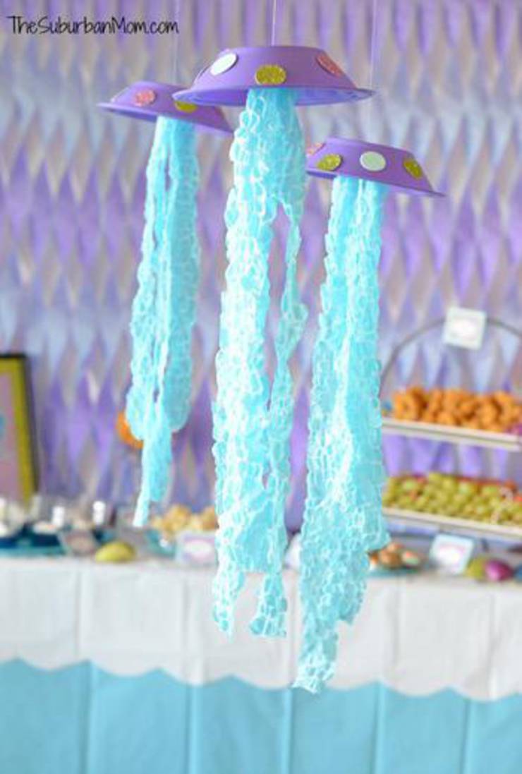 Diy Jellyfish Party Decoration Craft