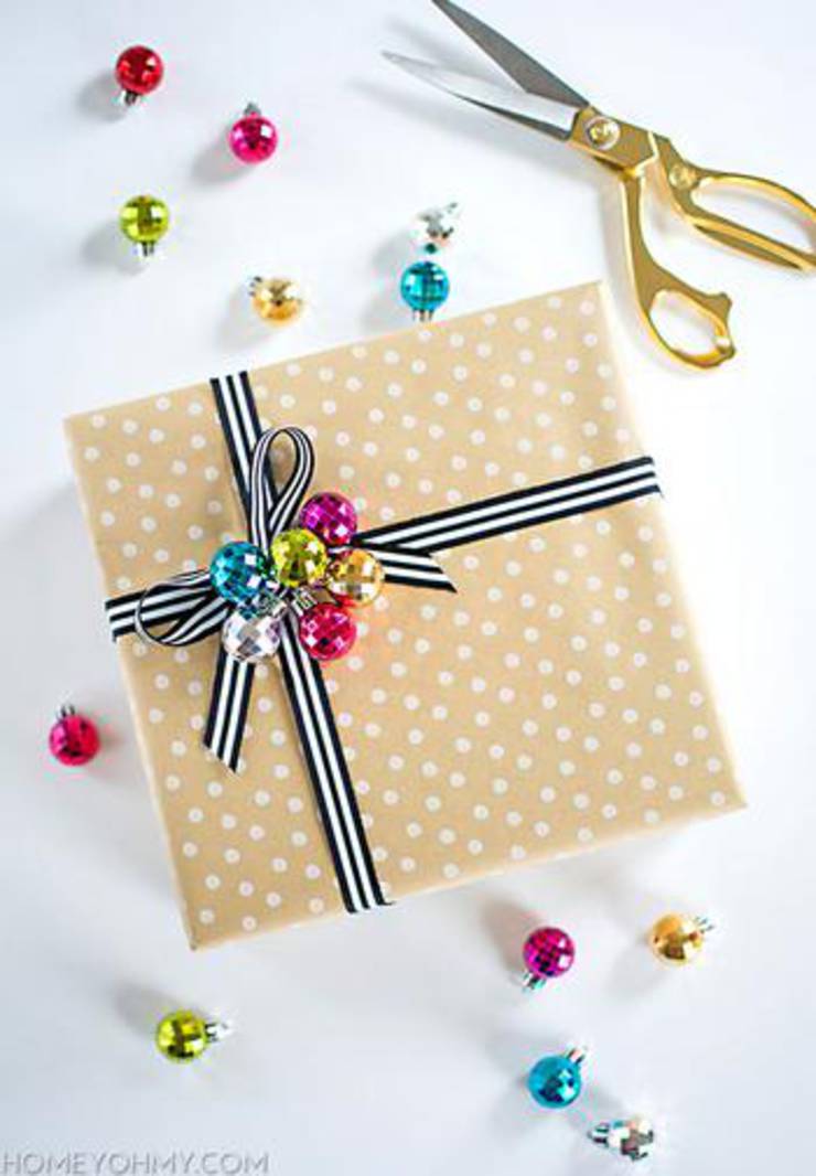 Diy Mini Ornament Gift Toppers