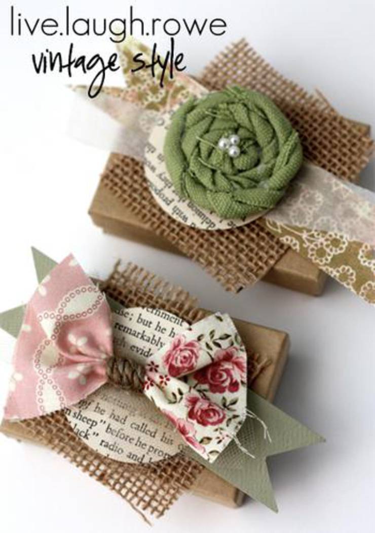Diy Vintage Inspired Gift Toppers