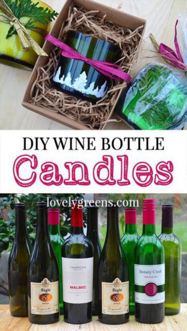 Diy Wine Bottle Candles